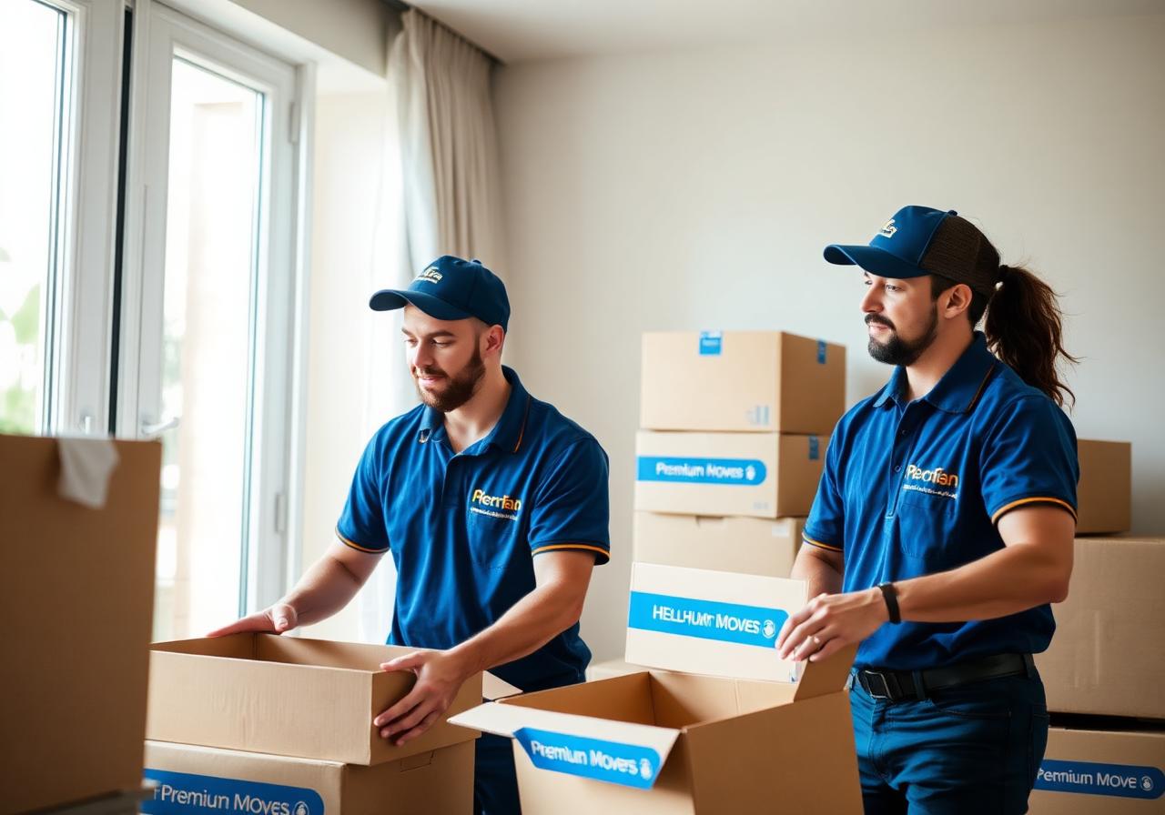 Sunlite professional packing crew